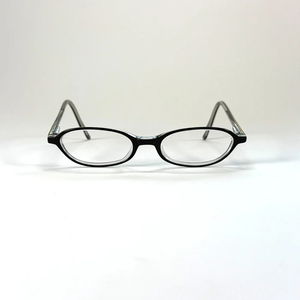 CANDIES C Sandy Blkcry Eyeglasses Frame Only 48-17-135 Black Oval Full Rim